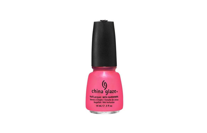 esmalte de uñas rosa