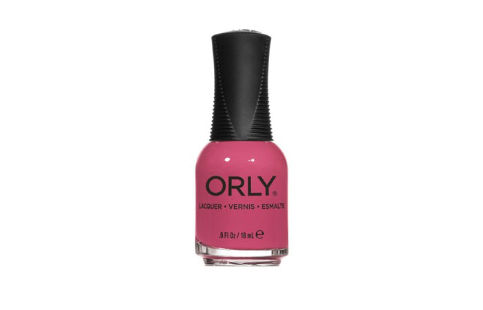 esmalte de uñas rosa